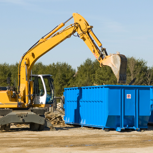 how does a residential dumpster rental service work in Potter County